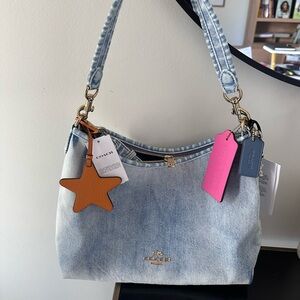 Coach Laurel Loved Denim with charms